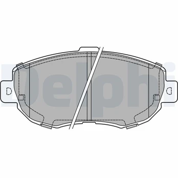 DELPHI LP1140 Brake pad set