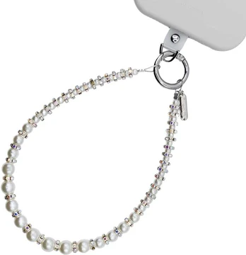 Crong Phone Charm – telefono dirželis (sidabro karoliukai)