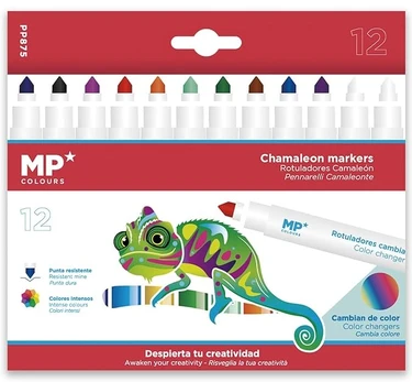 Flomasteriai CHAMELEON MAGIC, MP, 10 sp. + 2 spalvos keitikliai