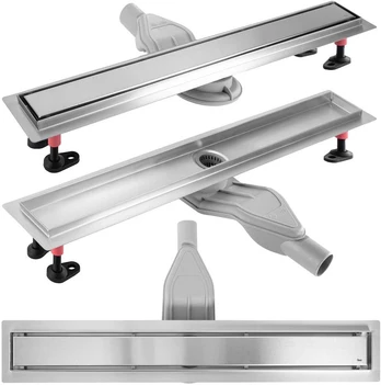 Dušo latakas REA Neox Superflow, Brushed Steel, 70 cm