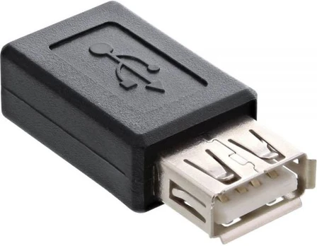 USB adapter InLine microUSB - USB Black (31613)