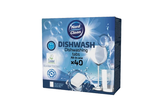 Indaplovių tabletės Nord Clean, 40 vnt.
