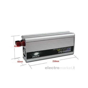 Įtampos keitiklis 1500W 24V 220V
