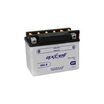 Axcell DRY 4Ah 56A -/+ 12V akumuliatorius 120x70x92mm