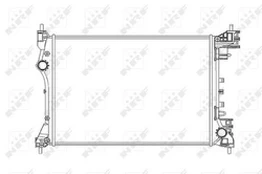 Variklio radiatorius NRF NRF 53834