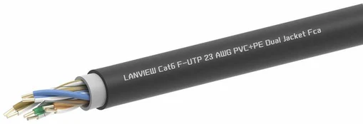 Lanview CAT6 F/UTP PVC+PE Dual Jacket