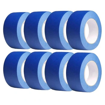 8x Mėlyna maskavimo popierinė dažymo juosta 48mm 50m