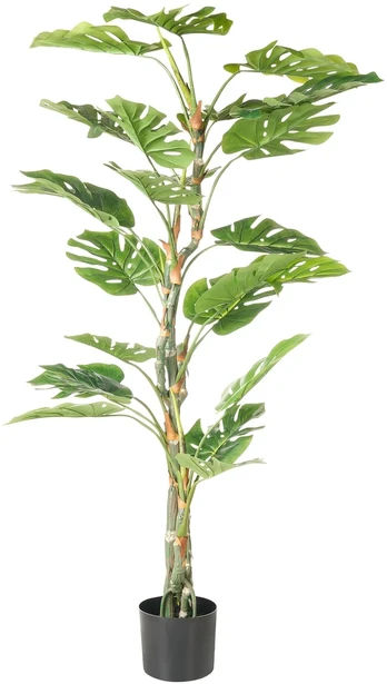 Beliani Dirbtinė monstera 155 cm žalia