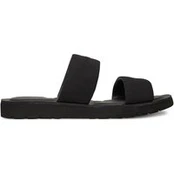Šlepetės Calvin Klein Double Strap Cv Logo HM0HM01801 Juoda