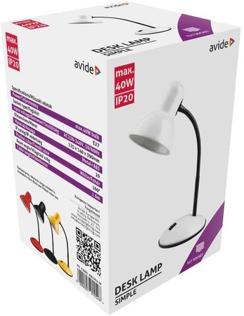 Stalinis šviestuvas Avide E27 max40w baltas