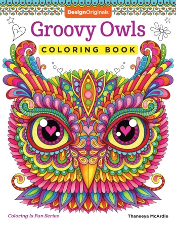 Groovy Owls Coloring Book