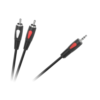 Cabletech Eco-Line kabelis 3.5 AUX - 2xRCA 3m