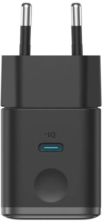 Anker Nano USB-C Fast Charger 45W with Ekranas Juodas
