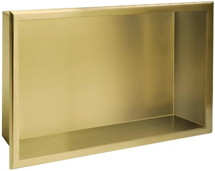 rea Bathroom Shelf 30x45 Gold