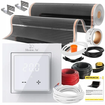 Monroe Rinkinys IR Sidabrinis 160W 18m²,szer.100cm +Aries LCD (5905910411005)