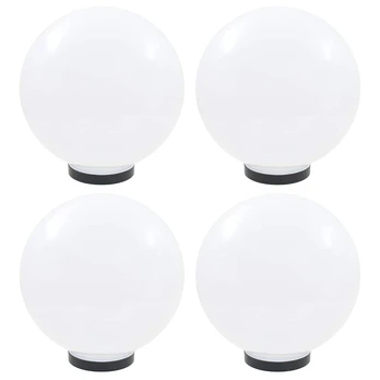 LED lempos, rutulio formos, 4vnt., sferinės, 30cm, PMMA