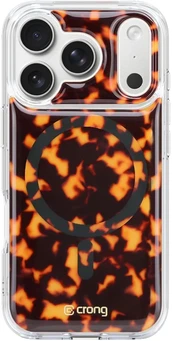 Crong Deluxe MAG Cover - iPhone 17 Pro MagSafe Case (Tortoise)