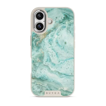 Uluwatu Waves - Teal iPhone 17 Case, Elite Light (MagSafe) / Silver