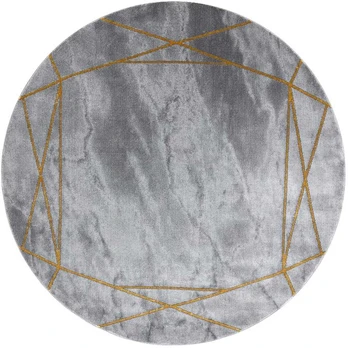 Dywan apvalus ESTEMA MARBLE 2 spalva pilka r120 Hakano