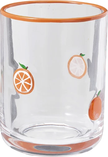Stiklinė, apelsinų dizaino, 355 ml