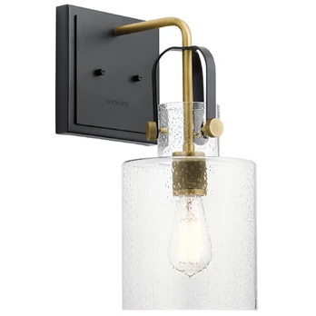 Šviestuvas sieninis Elstead Lighting Kitner, E27, 1 x 60 W, skaidri sp.