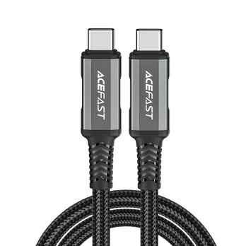 Cable USB-C to USB-C Acefast C1-09, 48W, 1m (black-gray)