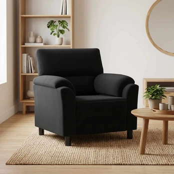 Sofa Juoda 94 x 85 x 93 cm Aksomas