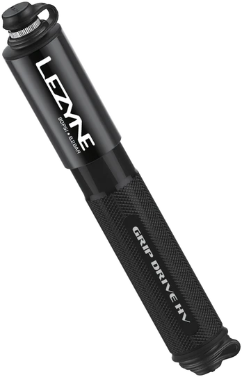 Lezyne Grip Drive HV Medium rankinė pompa / Juodas