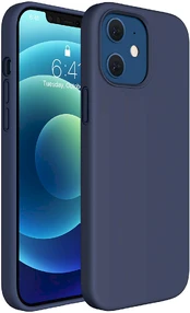 "Elegance Fibre Protect Case Apple iPhone 12 Pro Max" Blue kaina