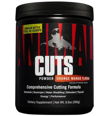 Universal Animal Cuts Powder, Orange Mango, 265 g
