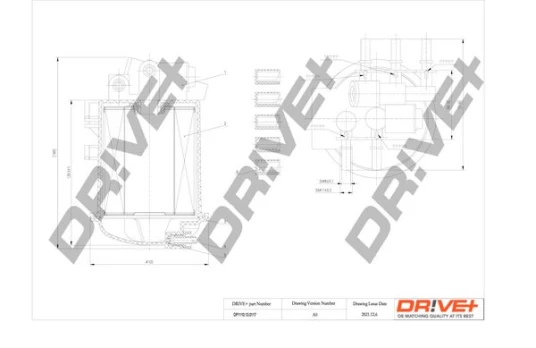Kuro filtras Dr!ve+ DP1110.13.0117