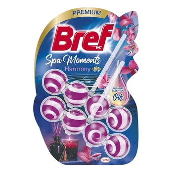 Tualeto valiklis-gaiviklis BREF SPA MOMENTS HARMONY, 100 g