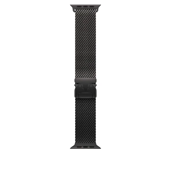 Apple Titanium Milanese Loop, 49 mm, M, juodo titano spalvos - Dirželis