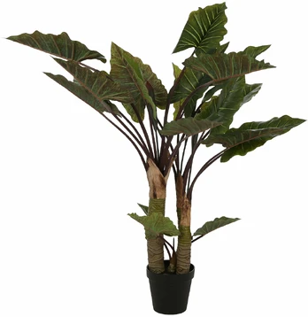 Dirbtinis augalas vazone, žalia sp./rusva sp., 170 cm
