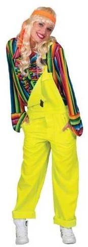 ESPA Neon gule overalls kostume
