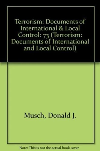 Terrorism: First Series, Volume 73