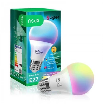 NOUS P3Z Zigbee išmanioji lemputė RGB E27 TUYA