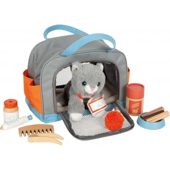 Cat with Carry Bag and Care Set
