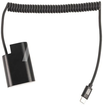 Caruba Panasonic DMW BLF19 Dummy Batterij USB Type C Veer Kabel