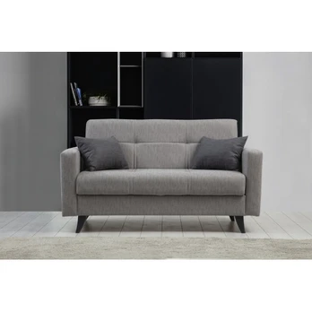Dvivietė sofa-lova Polya-Light Grey Šviesiai pilka