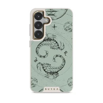 Scorpio - Samsung Galaxy S25 Case, Elite Light (Magnetic) / Gold / Turquoise