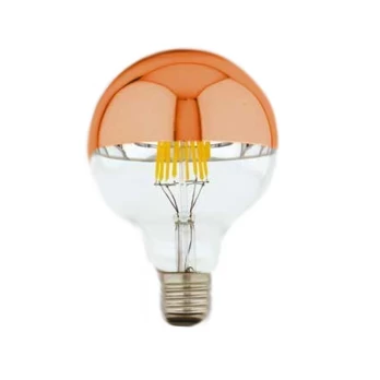 7W E27 LED lemputė GG95 CUPOLA RED