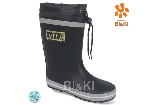 Juodi BL&KL botai berniukams 0872 su pašiltinimu