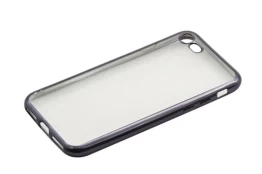 Tellur Cover Silicone for iPhone 7 black edges kaina