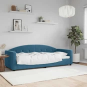 Lova Sofa, mėlynos spalvos, 80x200cm, aksomas kaina