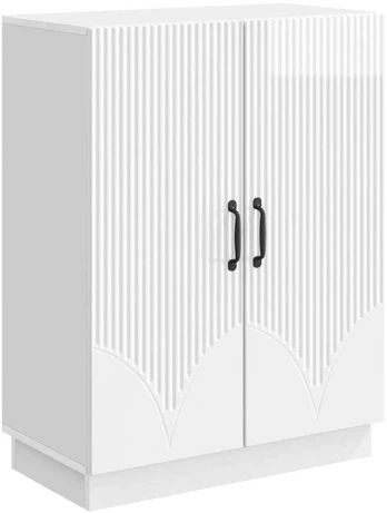 Kabalas Itin blizgi balta 66 x 34,5 x 87 cm Apdirbta mediena