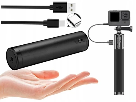 Objektyvas Monopod Grip laikiklis kamerai + Powerbank