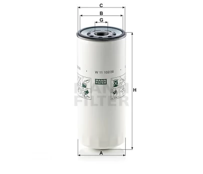 Filtras alyvos W11 102/33