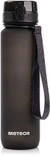 Meteor sportinis buteliukas 1000 ml juodas