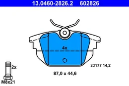 ATE 13.0460-2826.2 Brake pad set
